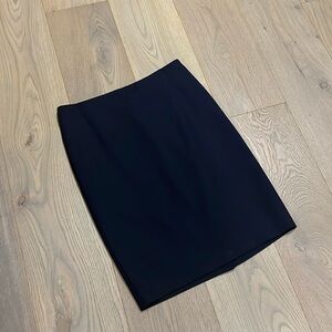 Classic navy Max Mara pencil skirt